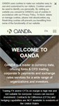 Mobile Screenshot of oanda.com